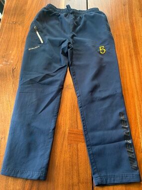 Bauer youth large navy blue pants